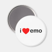 I Liebe Emo Magnet (Vorderseite/Rückseite)