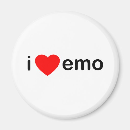 I Liebe Emo Magnet (Vorne)