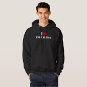 I Liebe Emo-Mamas 1 Hoodie (Vorne ganz)