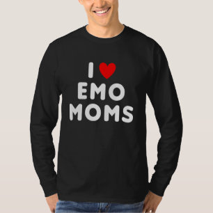 I Liebe Emo Mamas Funny Red Heart 1 T-Shirt