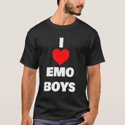 I Liebe Emo T-Shirt (Vorderseite)
