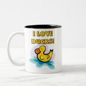 I Liebe Encks Zweifarbige Tasse (Links)