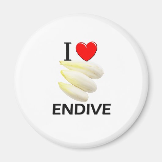 I Liebe Endive Magnet (Vorne)