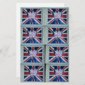 I Liebe England Art Print Briefpapier (Vorne/Hinten)