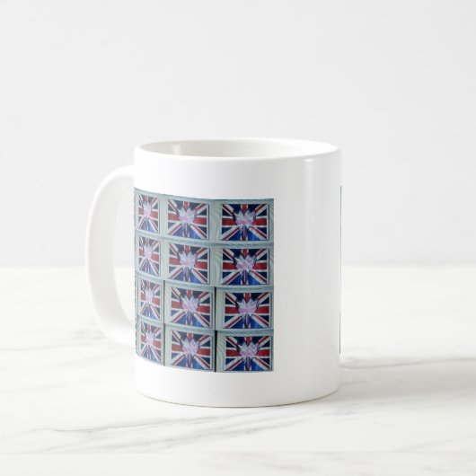 I Liebe England Art Print Kaffeetasse (Vorderseite Links)