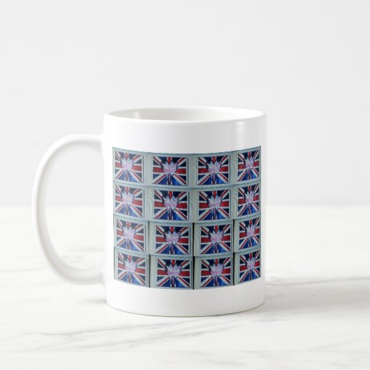 I Liebe England Art Print Kaffeetasse (Links)