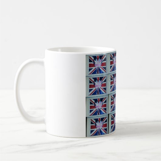 I Liebe England Art Print Kaffeetasse (Links)
