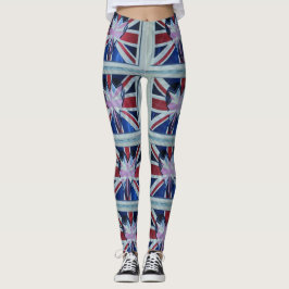 I Liebe England Art Print Leggings