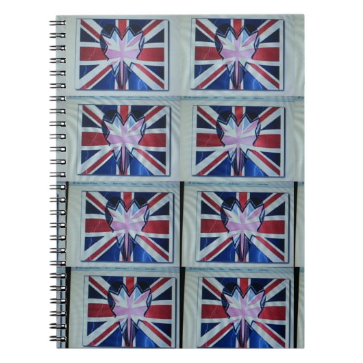 I Liebe England Art Print Notizblock (Vorderseite)