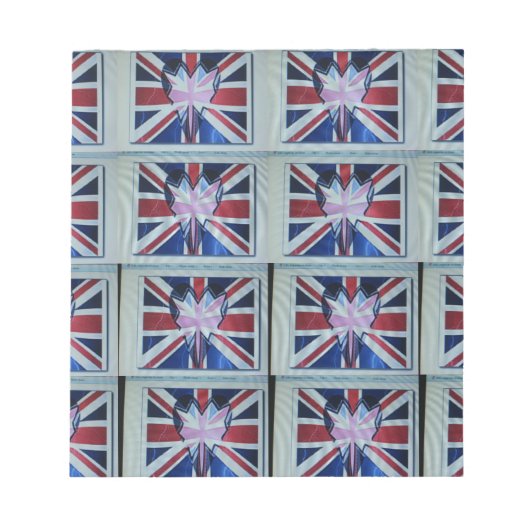I Liebe England Art Print Notizblock (Vorderseite)