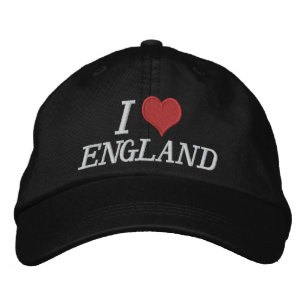 I Liebe England Bestickte Kappe
