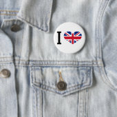 I Liebe England Button (Beispiel)