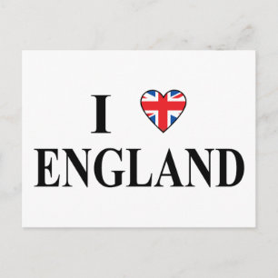 I Liebe England Postkarte
