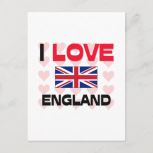I Liebe England Postkarte
