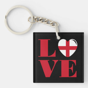 I Liebe England Schlüsselanhänger