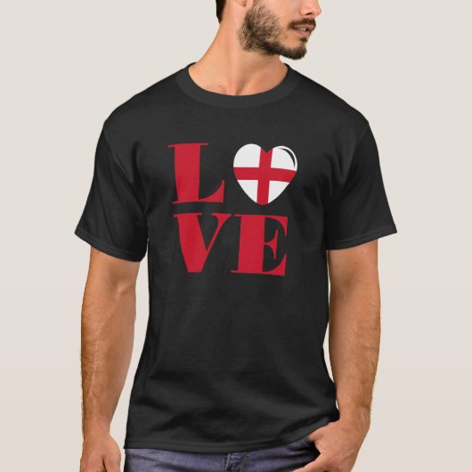 I Liebe England T-Shirt (Vorderseite)