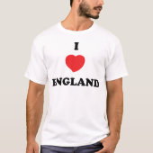 I LIEBE England T-Shirt (Vorderseite)