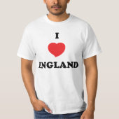 I LIEBE England-T - Shirt (Vorderseite)