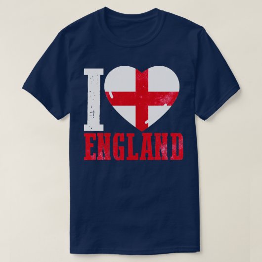 I Liebe England T-Shirt (Design vorne)