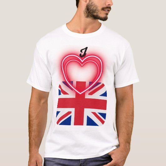 I Liebe England T-Shirt (Vorderseite)