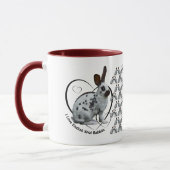 I Liebe Englisch Spot Rabbits Tasse (Links)