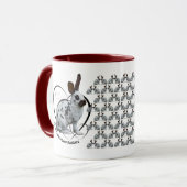 I Liebe Englisch Spot Rabbits Tasse (Vorderseite Links)