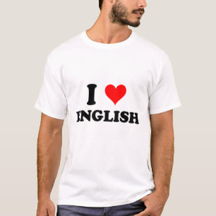 I Liebe-Englisch T-Shirt