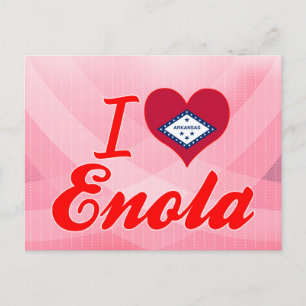 I Liebe Enola, Arkansas Postkarte