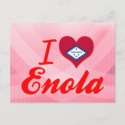 I Liebe Enola, Arkansas Postkarte (Vorderseite)