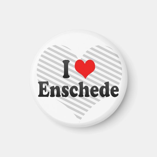 I Liebe Enschede, Niederlande Magnet (Vorne)