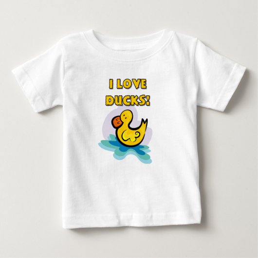 I Liebe-Enten Baby T-shirt (Vorderseite)