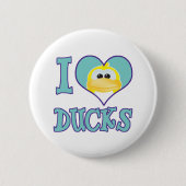 I Liebe Enten Button (Vorderseite)