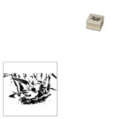 I Liebe Enten Gummistempel (Stempel)