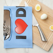 I Liebe-Enten Handtuch (Viertel Falte)