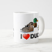 I Liebe-Enten Jumbo-Tasse (Vorderseite Rechts)