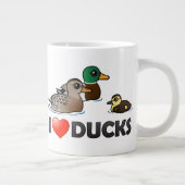 I Liebe-Enten Jumbo-Tasse (Rechts)