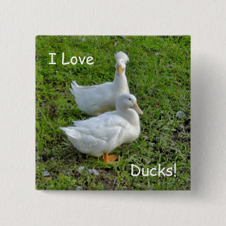 I Liebe-Enten! quadratisches Button