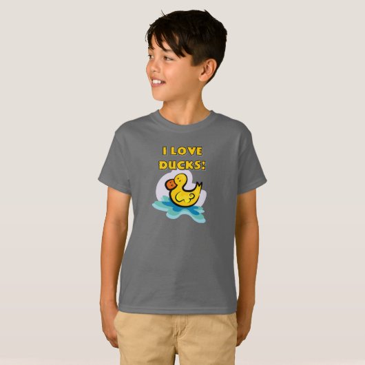 I Liebe-Enten T-Shirt (Vorne ganz)