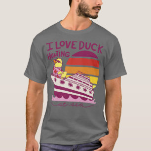 I Liebe Entenjagd auf Sea Cruise Funny T-Shirt