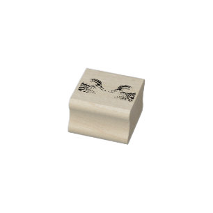 I Liebe Entenjagd Gummistempel