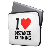 I Liebe Entfernung Laufen Laptopschutzhülle (Vorderseite Links)