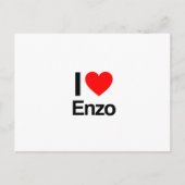 i Liebe enzo Postkarte (Vorderseite)