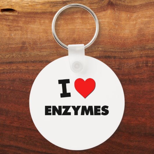 I Liebe Enzyme Schlüsselanhänger (Vorderseite)