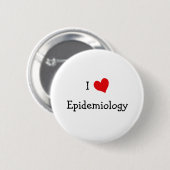 I Liebe Epidemiologie Button (Vorne & Hinten)