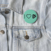 I Liebe-Erdbeeren Button (Beispiel)