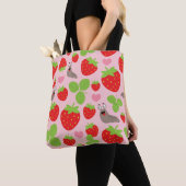 I Liebe Erdbeeren Nahtloses Muster Tasche (Von Nahem)