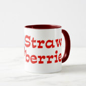 I Liebe Erdbeeren Tasse (VorderseiteRechts)