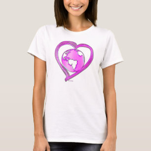 I LIEBE ERDE (rosa) Serie T-Shirt