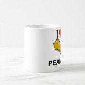 I Liebe-Erdnüsse Kaffeetasse (Mittel)