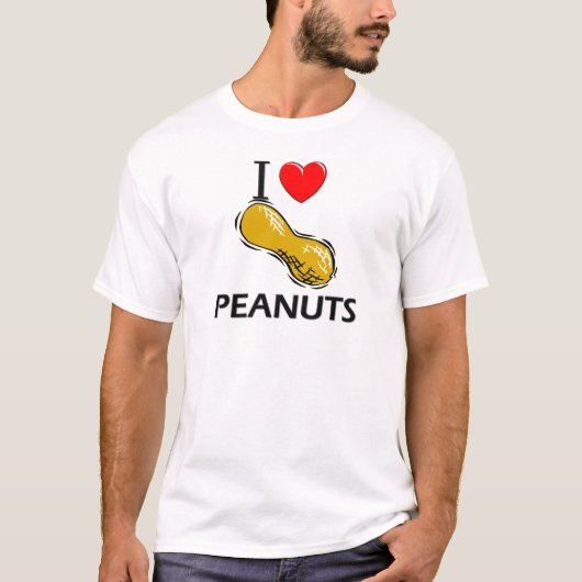 I Liebe-Erdnüsse T-Shirt (Vorderseite)